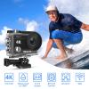 Dragon Touch Action Camera Vision 3 4K 20MP Underwater Waterproof Camera with Remote 170 Wide Angle WiFi Sports Cam with Mounting Accessories Kit view 2