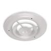 8" Round Step-Down Ceiling Diffuser, White view 1