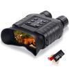Digital Infrared Night Vision Binoculars 4X20 Zoom 1640 ft Viewing Range IR Camera with 4" LCD Screen Take High-Definition Photos Videos Features for Hunting Surveillance with 32GB TF Card view 1
