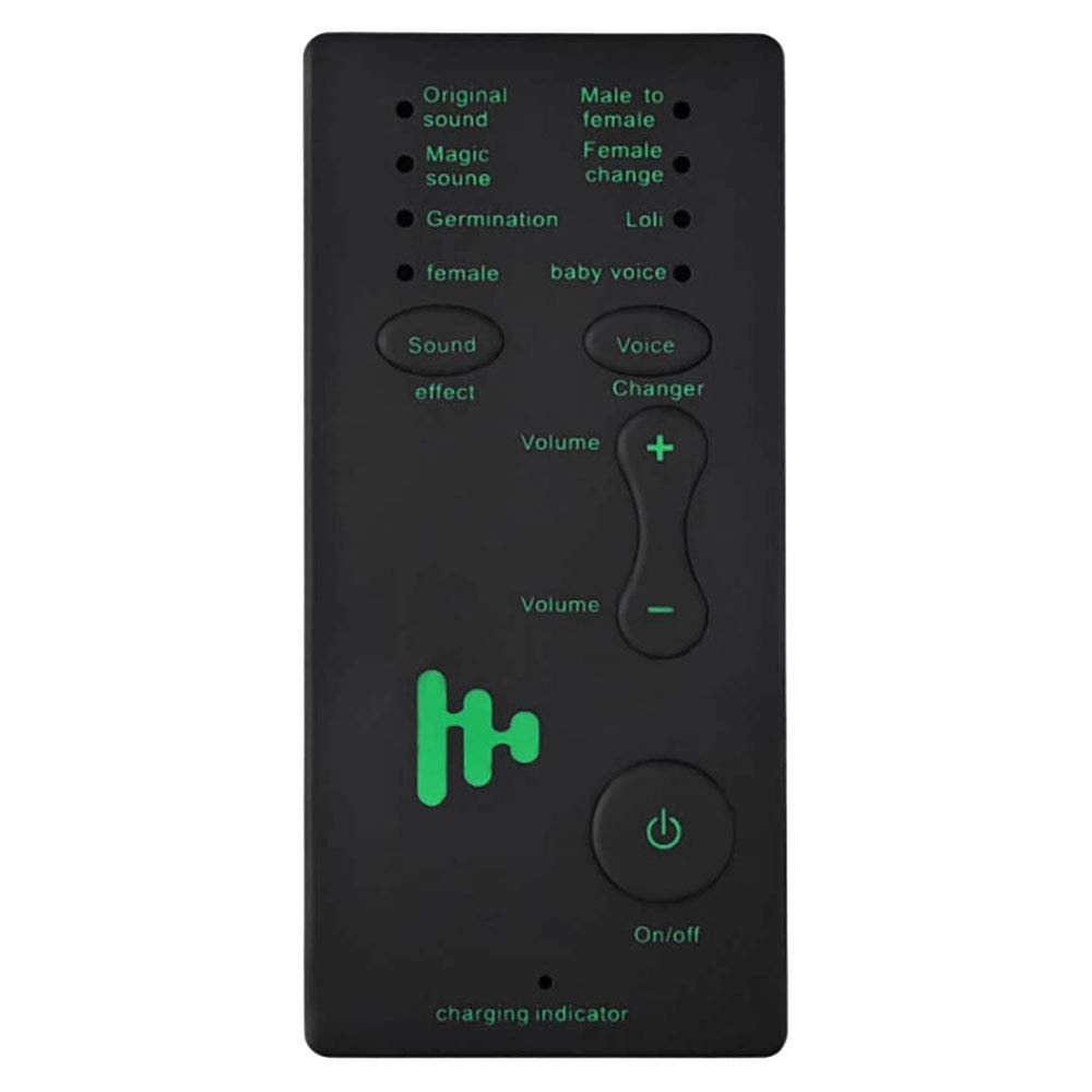 RETYLY Voice Changer, Handheld, 3.5mm, USB-C, 7 Sound Effects, PC, Console, Headphone Compatible