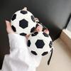 TYOROY 3D Soccer Case for Airpod 1&2,Cute Cartoon Kids Teens Boys Men Lovely Cool Sports Soccer Football Soft Case with Keychain for Airpods 1&2 (Soccer) view 3