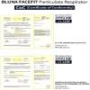 [10 Pack] :: Authentic :: BLUNA [KIDs/SMALL] KF94 Facefit Ergonomic 3D Adjustable Strap Korean Face Mask, White [Made in Korea][Individual Package] for Small Kids Children view 4