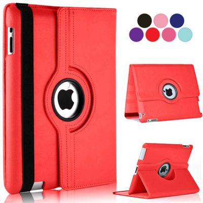 Vultic [Rotating] Case for iPad 10.2 inch [7th/8th/9th Gen 2019/2020/2021], 360 Degree Stand [Auto Sleep/Wake] Folio Leather Smart Cover (Red)