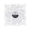 SilverStone Technology Air Blazer 120RW, PWM, ARGB, 120mm, White Frame, Translucent Fan Blades, Hydro Bearing, SST-AB120RW-ARGB view 3