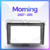 9 inch Car Radio Fascia Frame for KIA Morning 2007-2011 DVD GPS Navi Player Panel Dash Kit Installation Stereo Frame Trim Bezel view 2