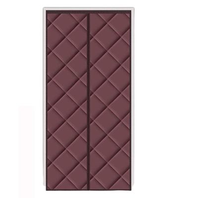BWBG Magnetic Door Curtain Privacy, 32x80inch Magnetic Screen Door with Thermal Cold Protection Easy Install Oxford Cloth Thicken Cotton Door Cover for Air Conditioner Heater Room/Kitchen,Oxford