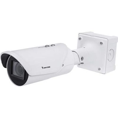 Vivotek IB9387-LPR 5MP IR License Plate Recognition Outdoor Network Bullet Camera with Motorized 2.7~13.5mm Vari-Focal Lens, Remote Focus, RJ45 Connection