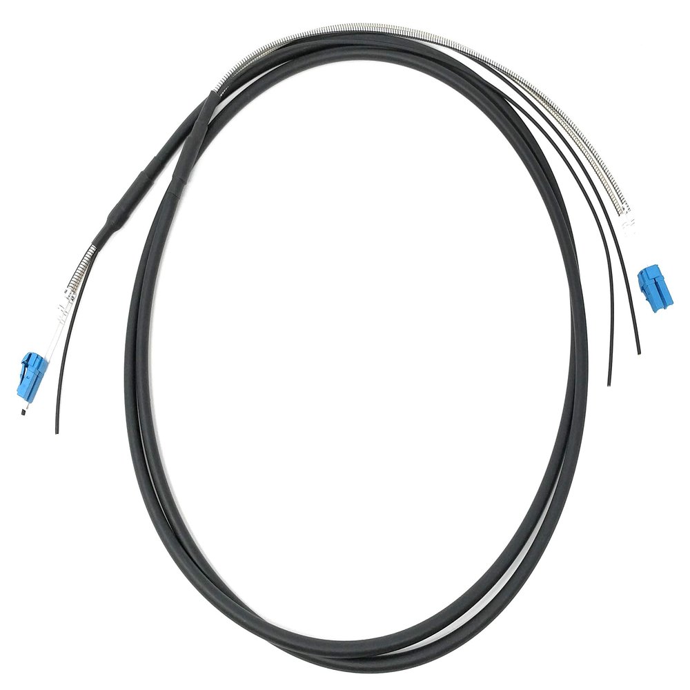 Ultra Spec Cables FTTA/CPRI Waterproof Armored LC-UPC Singlemode Duplex Outdoor Fiber Optic Cable - 50 Meter