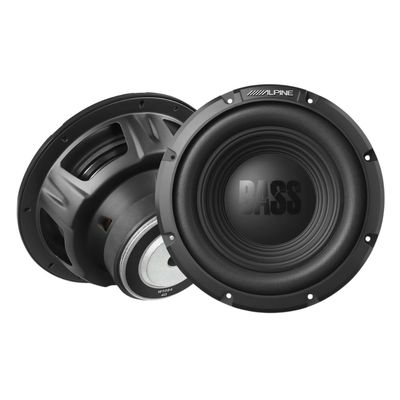 Alpine W10S4 Bassline Series - A Pair of 10" 4-ohm subwoofer