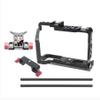 BGNing CNC Camera Cage Rig 15mm Rail Rod Clamp Follow Focus System Support Compatible with X-T3 /XT3 /XT2 /X-T2 SLR Photography Stabilizer (with Rail Tubes B) view 1