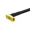 BINGFU Ham Radio Antenna Extension Relocation Cable SMA Male Right Angle to Female RG58 Coaxial Cable 1m 3 feet (2-Pack) for BaoFeng Yaesu Vertex Standard Horizon Marine VHF Ham Radio view 4