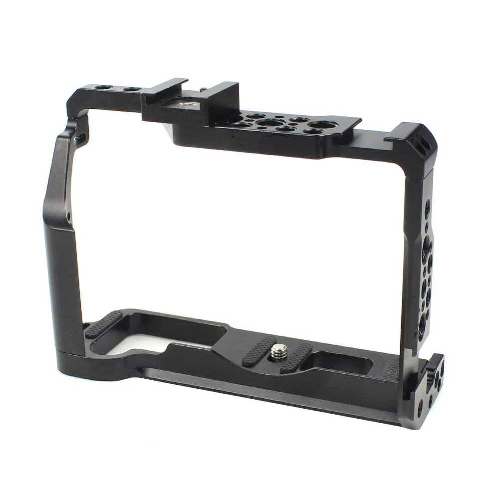 BGNing CNC Camera Cage Rig 15mm Rail Rod Clamp Follow Focus System Support Compatible for Fujifilm X-T3 /XT3 /XT2 /X-T2 SLR Photography Stabilizer (only cage)