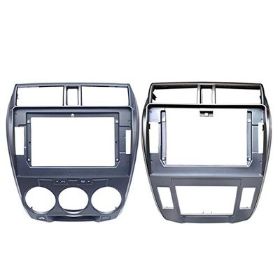 10.1 inch Car Radio Fascia Frame for Honda City Manual Auto AC 2008-2011 DVD GPS Navi Player Panel Dash Kit Installation Stereo Frame Trim Bezel