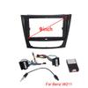 9 inch Car Radio Fascia Frame for Mercedes Benz W211 Viano DVD GPS Navi Player Panel Dash Kit Installation Stereo Frame Trim Bezel view 3