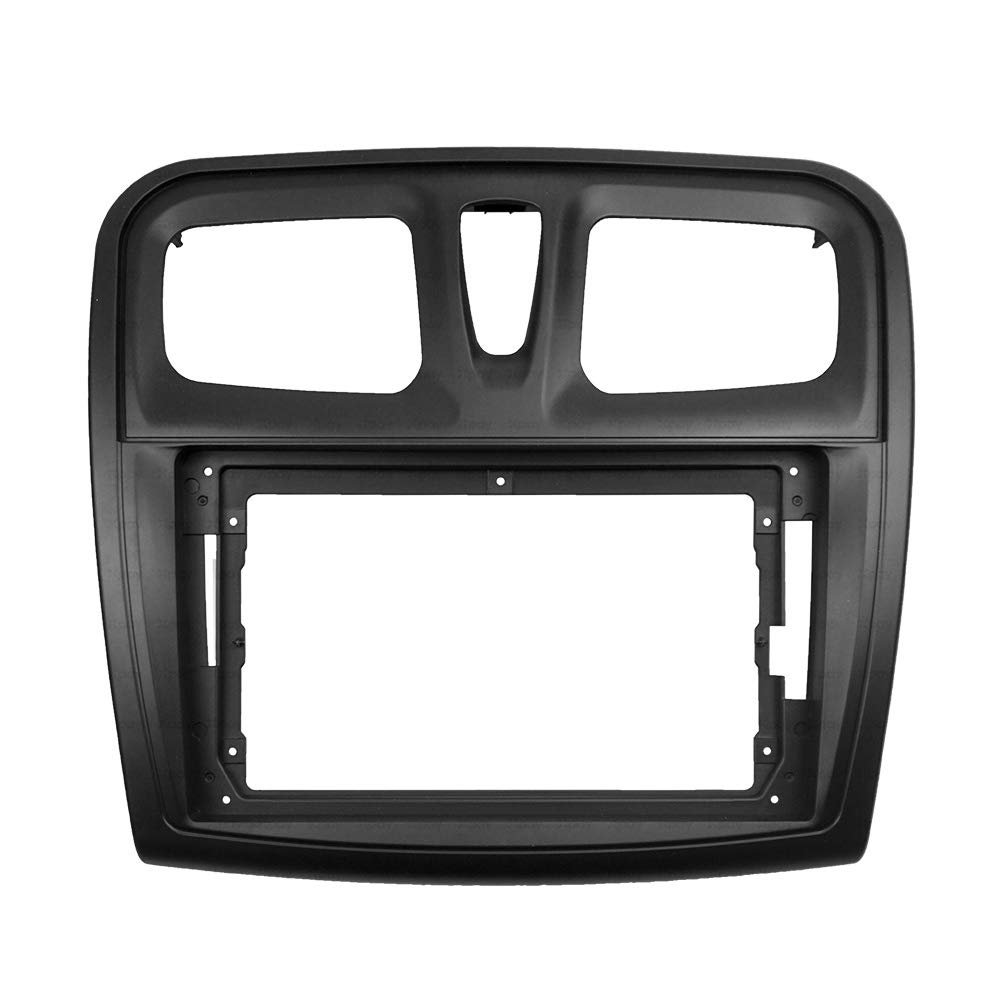 9 inch Car Radio Fascia Frame for Renault Logan 2 Sandero 2 2012-2019 DVD GPS Navi Player Panel Dash Kit Installation Stereo Frame Trim Bezel