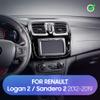 9 inch Car Radio Fascia Frame for Renault Logan 2 Sandero 2 2012-2019 DVD GPS Navi Player Panel Dash Kit Installation Stereo Frame Trim Bezel view 3