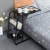 Bedside Laptop Table with Wheel Notebook Stand Reading Holder Multi-Function Overbed Laptop Coffe Table Movable Laptop Desk (Hospital and Home Use) (Color : Black) view 2