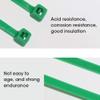 100pcs Cable Zip Ties Heavy Duty 8 Inch, UV Resistant Cable Ties,Premium Plastic Wire Ties with 40 Pounds Tensile Strength, Self-Locking Black Nylon Tie Wraps for Indoor and Outdoor (green) view 3