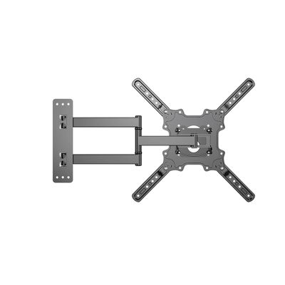 HKIDKK Full Motion TV Wall Mount Bracket Articulating Arms Swivels Tilts Extension for 26-55 Inch LED LCD Flat Curved Screen TVs