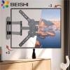 HKIDKK Full Motion TV Wall Mount Bracket Articulating Arms Swivels Tilts Extension for 26-55 Inch LED LCD Flat Curved Screen TVs view 2