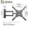 HKIDKK Full Motion TV Wall Mount Bracket Articulating Arms Swivels Tilts Extension for 26-55 Inch LED LCD Flat Curved Screen TVs view 4
