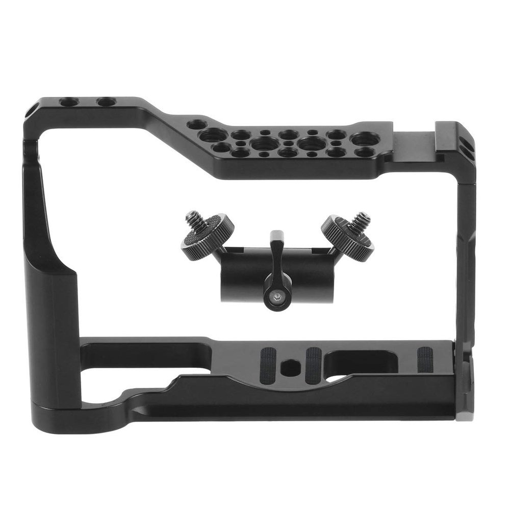 BGNING BTL-FT3 Aluminum Alloy Rabbit Cage Camera Protection Frame Tripod Handheld Mount Camera Accessories ?Compatible for Fuji XT2 / XT3 Camera Universal Arm Adjustable Direction Wrench Screw