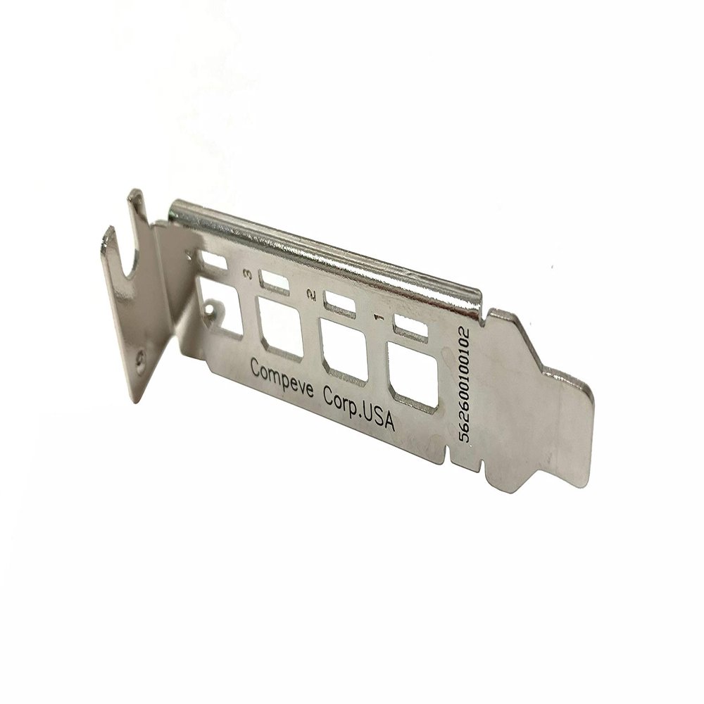 Compeve Low Profile SFF LP Bracket for Quadro NVS510, K1200, P600, P620, P1000 Video Cards with 4 mini DP Ports