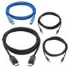 Tripp Lite DisplayPort KVM Cable Kit, 4K DP, USB 3.2, 3.5 mm Audio Jack, 4 in 1 KVM Cable Set (M/M), 6 ft. (P785-DPKIT06) view 1