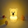 Tianhaixing Animal-Shaped Night Light, Rechargeable LED Soft Silicone (BPA Free) Bedside Lamp for Children/Adults, Adjustable Brightness and 9 Colors by Touch Control & Remote Control (Big Koala) view 3
