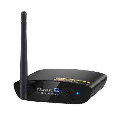1Mii DS200Pro Bluetooth 5.3 Receiver for Home Stereo, HiFi Wireless Audio Adapter with LDAC, Built-in DAC, Long Range, Optical & RCA Outputs