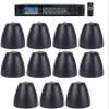 Rockville Bundle: (1) RCS350-6 350 Watt 6 Zone 70v Commercial/Restaurant Amplifier/Bluetooth+(11) PEN-65T Black 6.5" 70V Hanging Pendant Speaker Commercial/Restaurant (12 Item) view 1