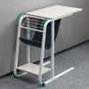 Bedside Laptop Table with Wheel Notebook Stand Reading Holder Multi-Function Overbed Laptop Coffe Table Movable Laptop Desk (Hospital and Home Use) (Color : White) view 1
