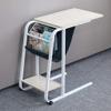 Bedside Laptop Table with Wheel Notebook Stand Reading Holder Multi-Function Overbed Laptop Coffe Table Movable Laptop Desk (Hospital and Home Use) (Color : White) view 2