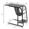 Bedside Laptop Table with Wheel Notebook Stand Reading Holder Multi-Function Overbed Laptop Coffe Table Movable Laptop Desk (Hospital and Home Use) (Color : White) view 3