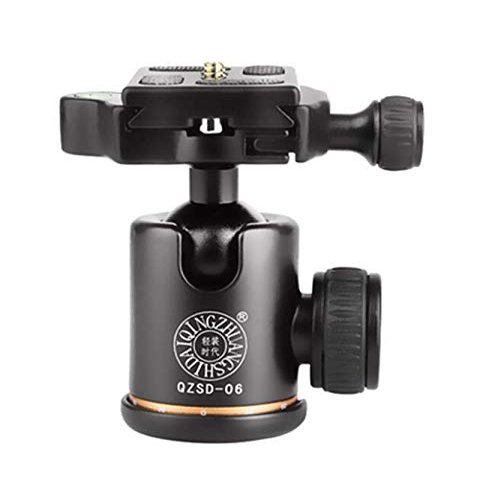 Aluminum 1/4"Screw Tripod Ball Head with Quick Release Plate for Camera