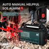 NOAA Emergency Weather Radio with Auto Alerts, 5000mAh Solar Hand Crank AM/FM/SW Shortwave Radio with Flashlight, Reading Lamp, Phone Charger, SOS Alarm, Survival Gear, Time Clock & Large LCD Display view 2