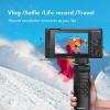 AODELAN Wireless Shooting Grip Tripod with Remote Control for Vlogging, for Sony ZV-E10,ZV-1F, ZV-E10 II, a6100, a6400, a6600, a7 III, a7R III, a7R IV, a9, a9 II, Replace Sony GP-VPT2BT view 3