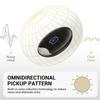 TONOR USB Conference Microphone, 360 Omnidirectional PC Computer Condenser Mic with Mute Button for Online Meeting/Class, Zoom Call, Skype Chatting, Plug & Play (TM20) view 4