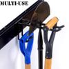 WALMANN Wall Mount Tool Organizer, Mop and Broom Holder, Garage Tools Storage Rack, Heavy Duty Garden Tool Storage Rack, Holds Up to 300 lbs view 3