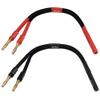 CNCESS CESS-141 Banana Plug Cable Splitter 1-in 2-Out, 2 Pack view 2