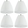 Rockville PEN-65T White 6.5" 70V/100V/8-Ohm Hanging Pendant Speakers, Crisp Audio, Simple Setup, Sturdy Design, Perfect for Offices and Cafes (4 Item) view 1