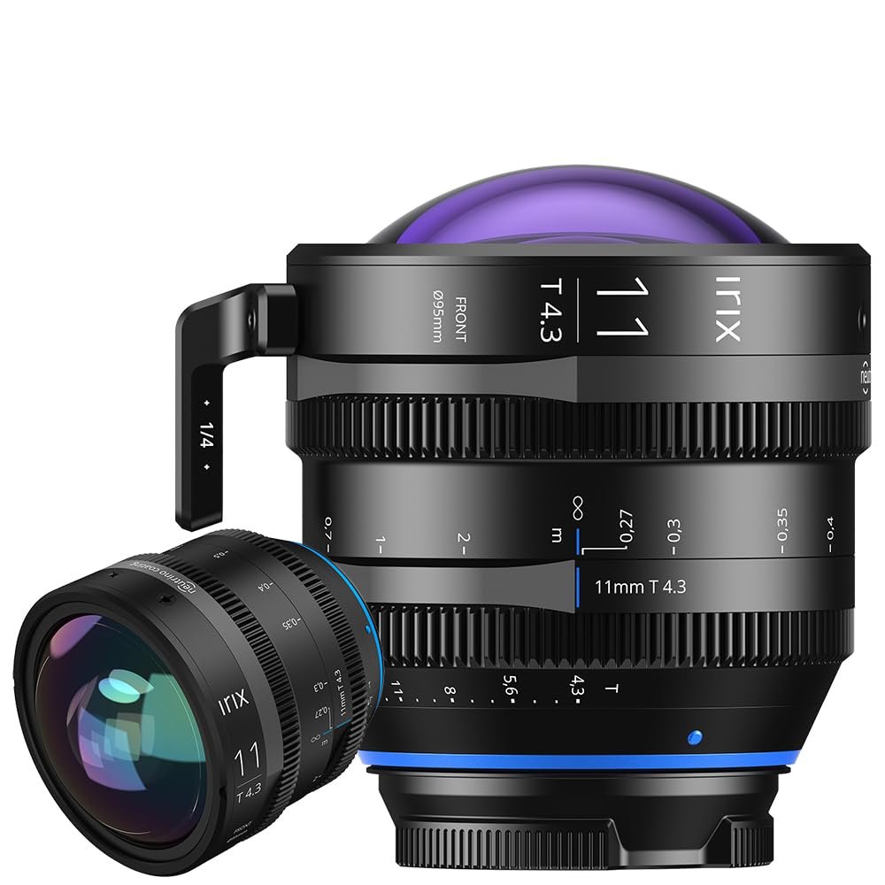 Irix Cine 11mm T4.3 Rectilinear Ultra-Wide Angle Lens for Nikon Z Mount Cameras | Military Certified for Humidity and Freezing Rain/Icing | Distance Scale in Feet