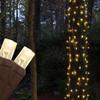70 Warm White LED StretchNet Pro Expandable Christmas Net Lights for Medium Trees - 21" x 31" Stretchable Net - Brown Wire Trunk Wrap view 1