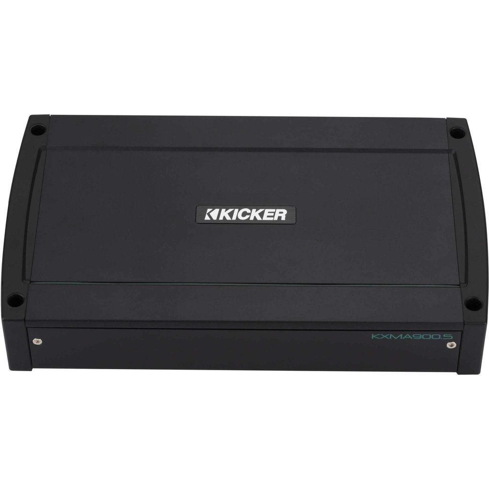Kicker 48KXMA9005 KXMA900.5 4x125w 4-Ch Full-Range Class-D Marine Amplifier w/400w Class-D Sub Ch