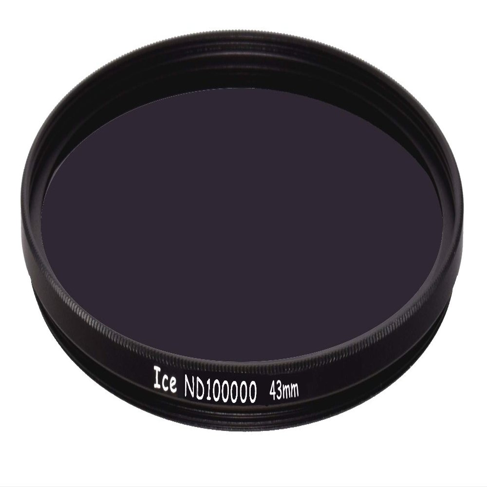 ICE 43mm ND100000 Optical Glass Filter Neutral Density 16.5 Stop ND 100000 43