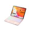 7 Color Backlight Keyboard Case for iPad 10.9 inch4th Gen 2020 with touchpad Built-in Pencil Holder Support Pencil Charging Smart Bluetooth Keyboard Cover for iPadAir4 (iPadAir42020, Rose Gold) view 1