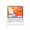 7 Color Backlight Keyboard Case for iPad 10.9 inch4th Gen 2020 with touchpad Built-in Pencil Holder Support Pencil Charging Smart Bluetooth Keyboard Cover for iPadAir4 (iPadAir42020, Silver) view 2