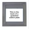 GlassAlike Single Duplex/Plug | Premium 3/16" Thick Acrylic Mirror Wall Plate Cover with Gasket/Frame for Flush Mount | Oversized 3-7/16"x 5" | Looks Like Glass Mirror Only Better | 3 Pack view 4