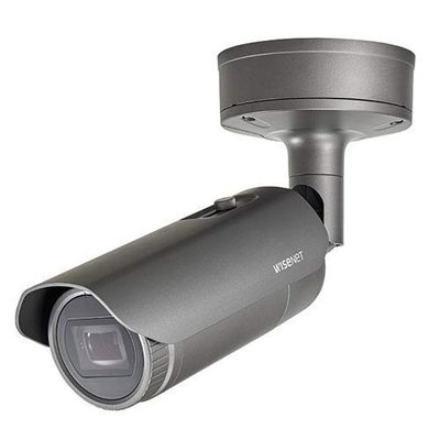 Hanwha Techwin XNO-6085R 2MP eXtraLUX Network Outdoor IR Bullet Camera Motorized vari-Focal 4.1~16.4mm Lens, RJ45 Connection
