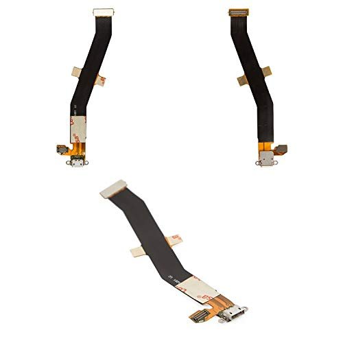 Flex Cable Repair Parts Replacement Compatible with Lenovo K910 Vibe Z, (Charge Connector, with Components)